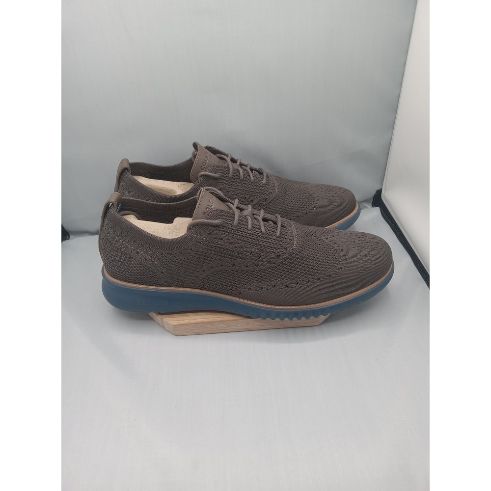 Cole Haan 2.ZERØGRAND Wingtip Oxfords C34200 - Coffee/Navy -‎ 12M